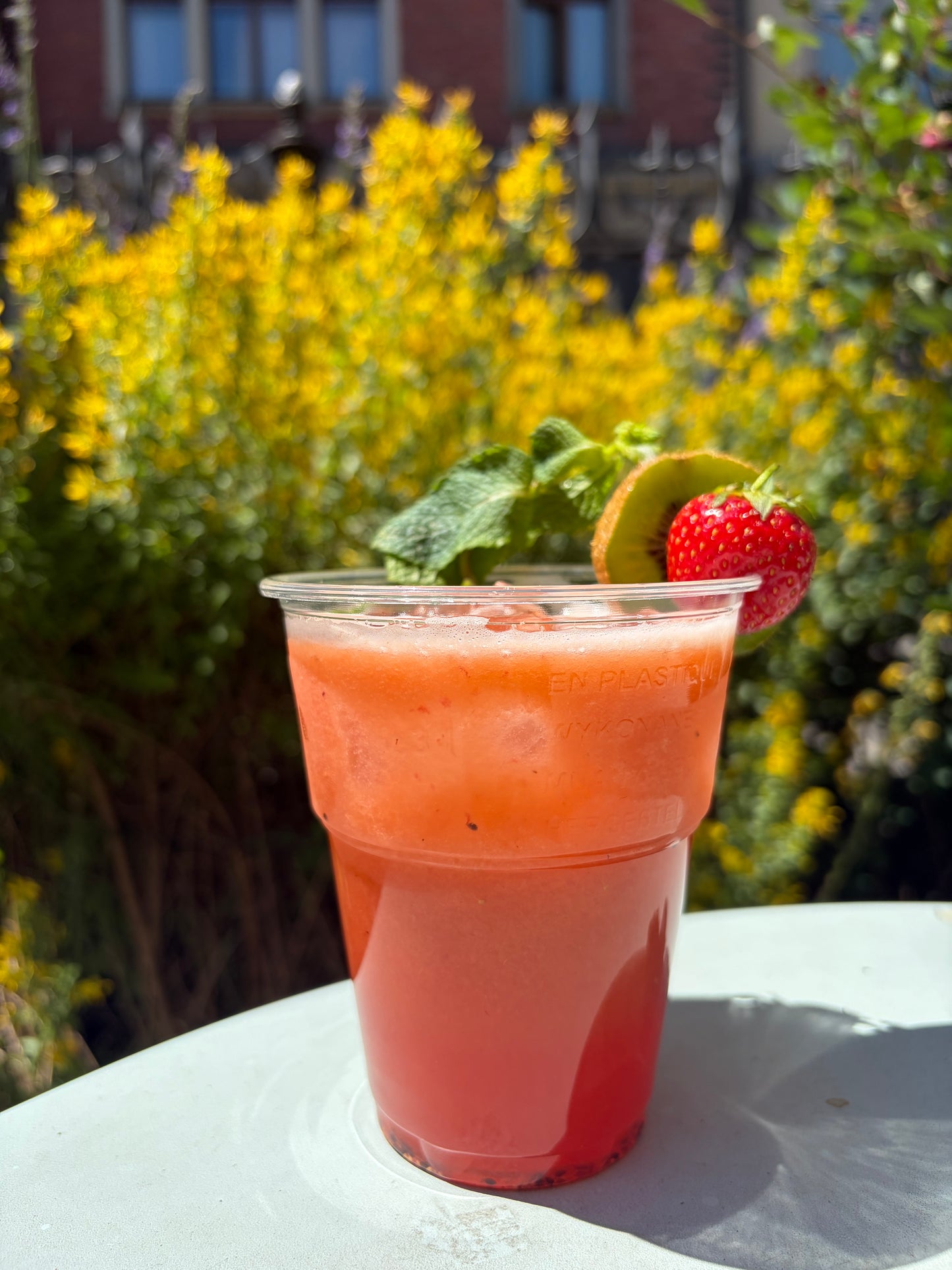 Agua fresca erdbeer kiwi