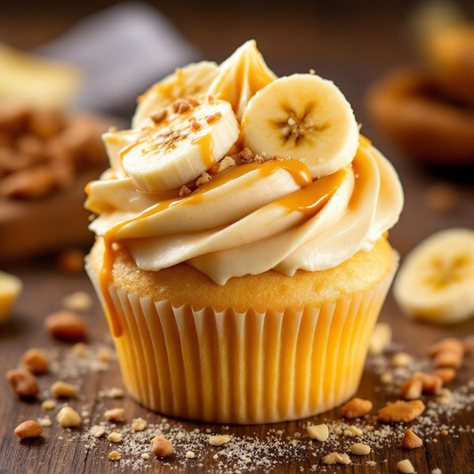 Banane Toffee Cupcakes