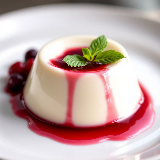 Mini Panna Cotta im Becher