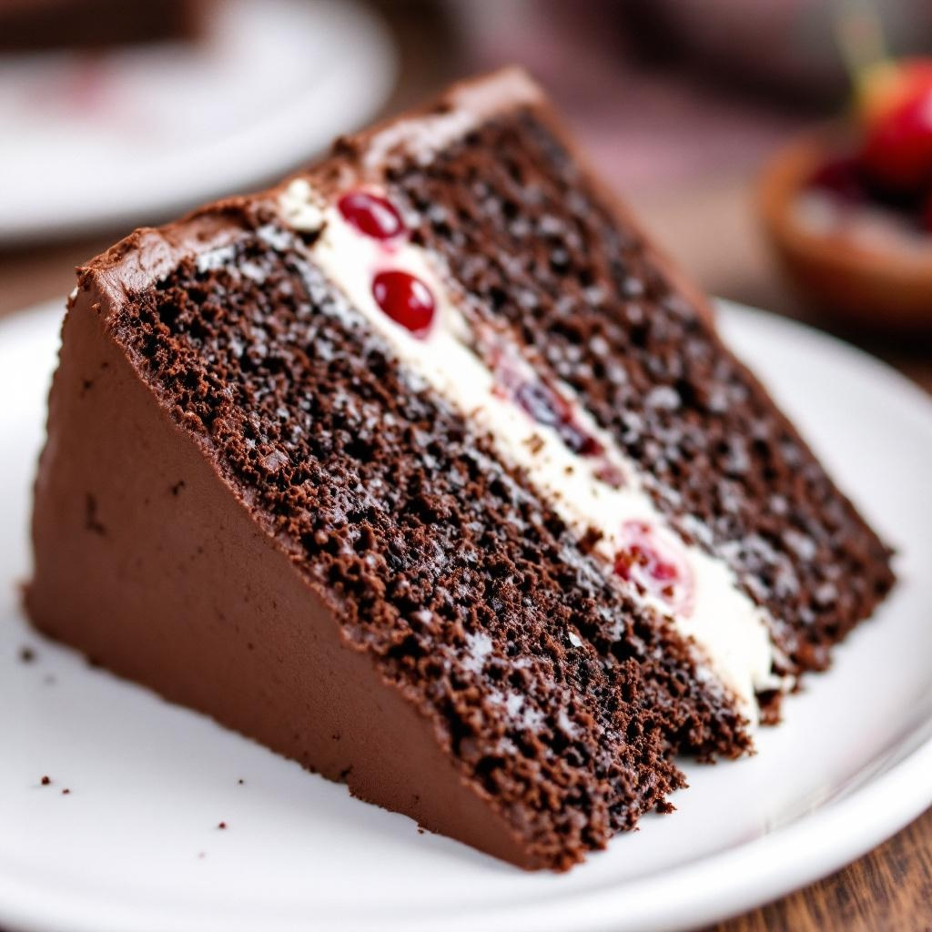 Valentinstags Bento Cake Schwarzwälder