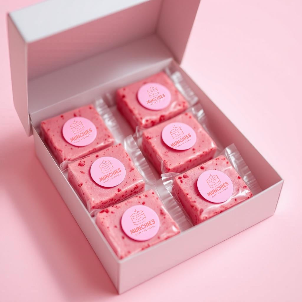 Himbeer Blondies