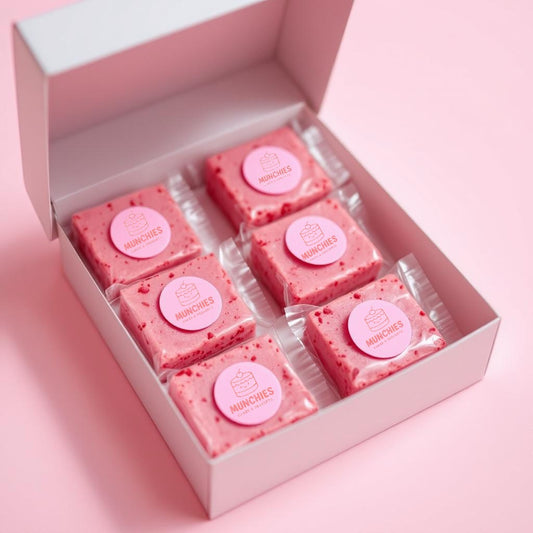 Himbeer Blondies