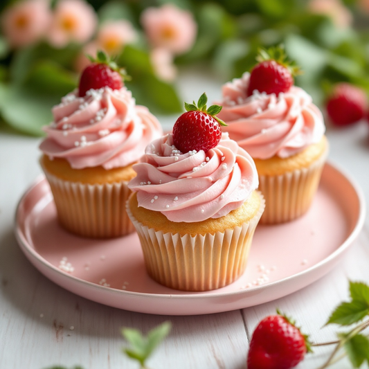 Erdbeer Cupcake