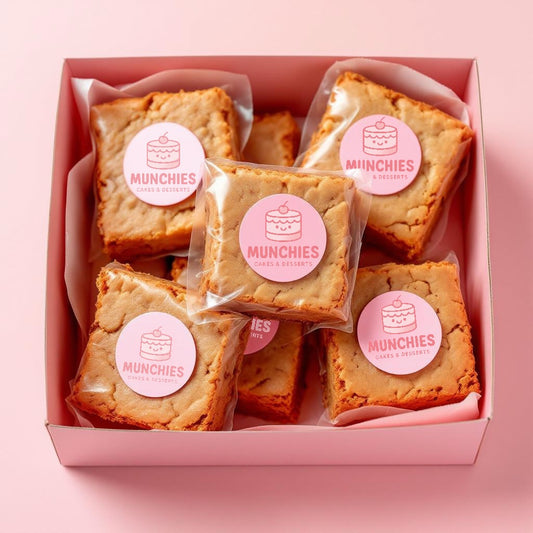Karamell Blondies