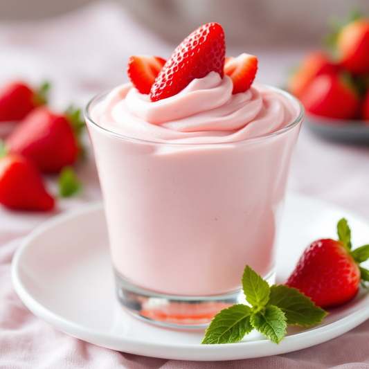 Erdbeer Mousse im Becher